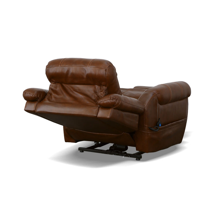 Oscar Leather Power Lift Recliner with Right