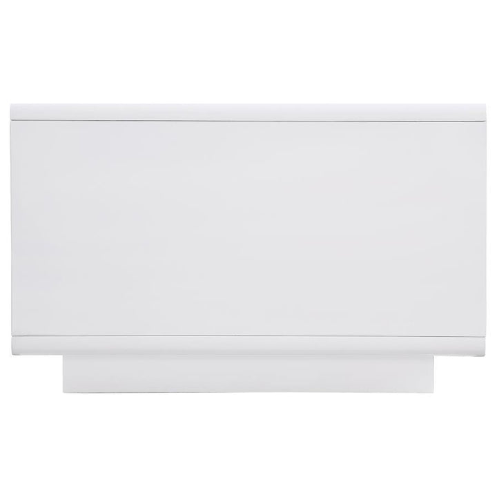 Paseo - Rectangular Cocktail Coffee Table - White High Gloss