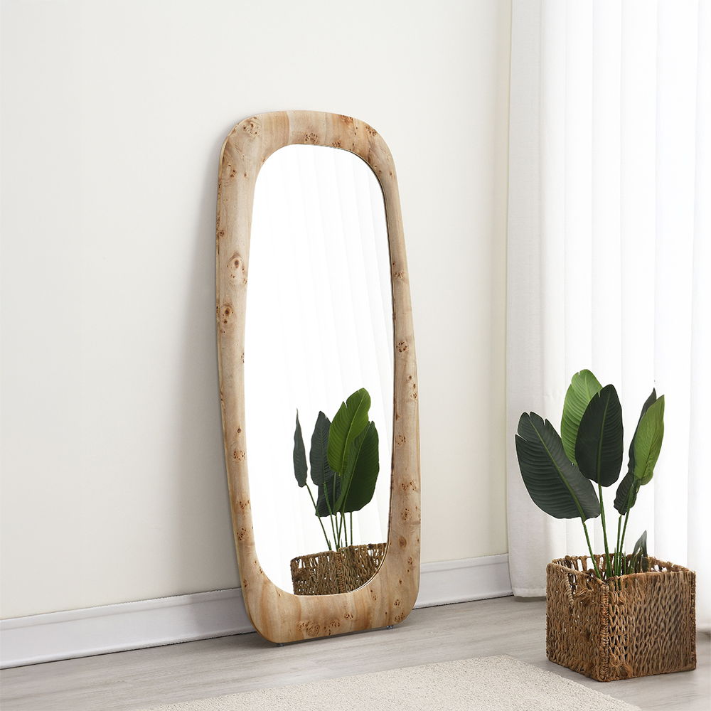 Dana - Floor Mirror - Light Oak