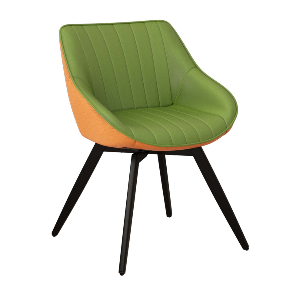 mid-century-modern-3-piece-round-tulip-dining-table-set-in-black-green