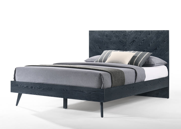 Diana - Eastern King Modern Grey Ash Bed