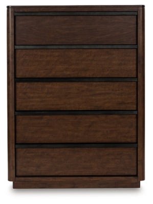Dilenno Chest of Drawers - Dark Brown Accent Chest modern furniture Contempo Furniture