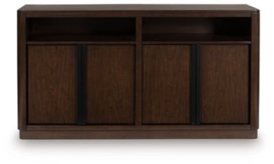Dilenno Dining Server - Dark Brown Server modern furniture Contempo Furniture