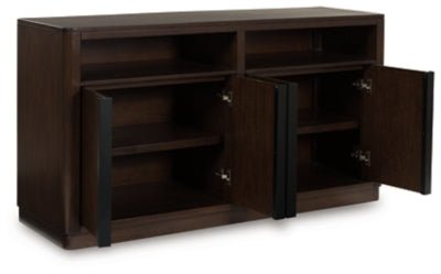 Dilenno Dining Server - Dark Brown Server modern furniture Contempo Furniture