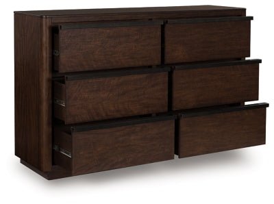 Dilenno Dresser - Dark Brown Dresser modern furniture Contempo Furniture