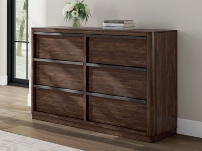 Dilenno Dresser - Dark Brown Dresser modern furniture Contempo Furniture