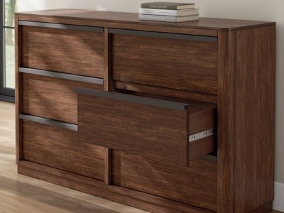 Dilenno Dresser - Dark Brown Dresser modern furniture Contempo Furniture