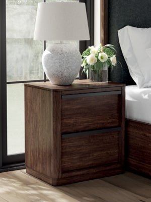 Dilenno Nightstand - Dark Brown Accent Nightstand modern furniture Contempo Furniture