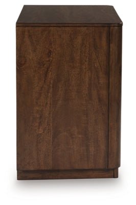Dilenno Nightstand - Dark Brown Accent Nightstand modern furniture Contempo Furniture