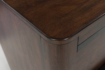 Dilenno Nightstand - Dark Brown Accent Nightstand modern furniture Contempo Furniture
