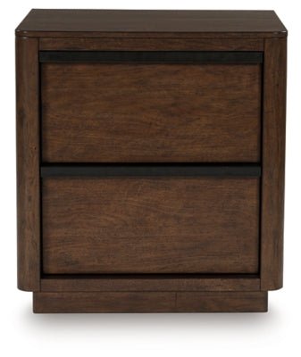 Dilenno Nightstand - Dark Brown Accent Nightstand modern furniture Contempo Furniture