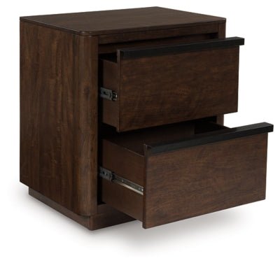 Dilenno Nightstand - Dark Brown Accent Nightstand modern furniture Contempo Furniture