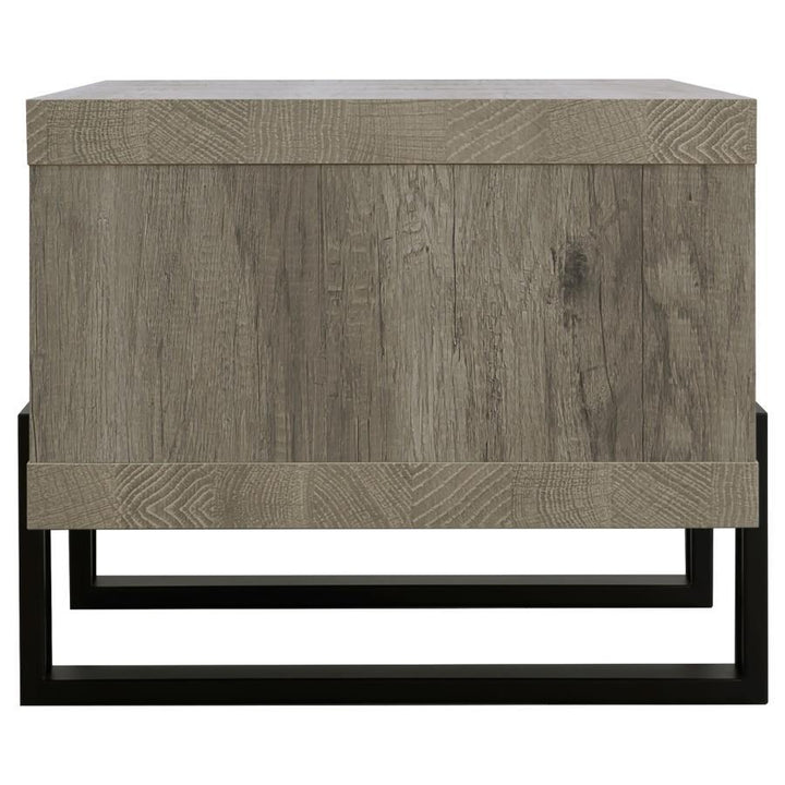 Dinard - Engineered Wood Coffee Table - Gray Driftwood Coffee Table modern furniture Contempo Furniture