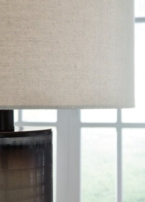 Dingerly Table Lamp - Dark Brown Table Lamp modern furniture Contempo Furniture