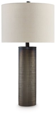 Dingerly Table Lamp - Dark Brown Table Lamp modern furniture Contempo Furniture