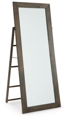 Dirkins Floor Mirror - Dark Brown Floor Mirror modern furniture Contempo Furniture