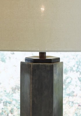 Dirkton Table Lamp - Black Table Lamp modern furniture Contempo Furniture