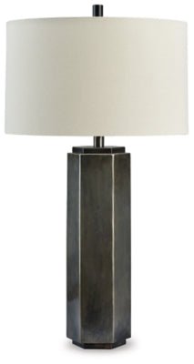 Dirkton Table Lamp - Black Table Lamp modern furniture Contempo Furniture