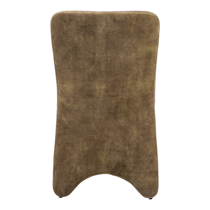 Ditka - Modern Camel Velvet Dining Chair (Set of 2)
