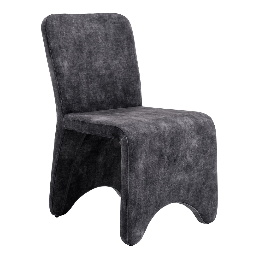 Ditka - Modern Grey Velvet Dining Chair (Set of 2)