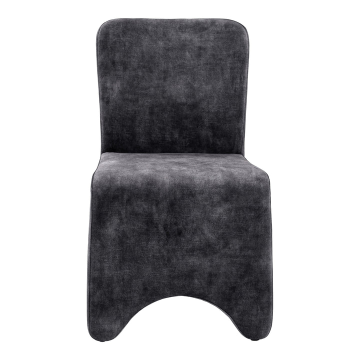 Ditka - Modern Grey Velvet Dining Chair (Set of 2)