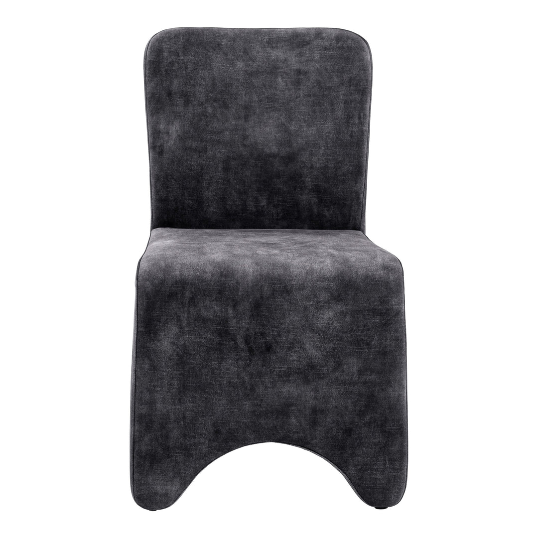 Ditka - Modern Grey Velvet Dining Chair (Set of 2)