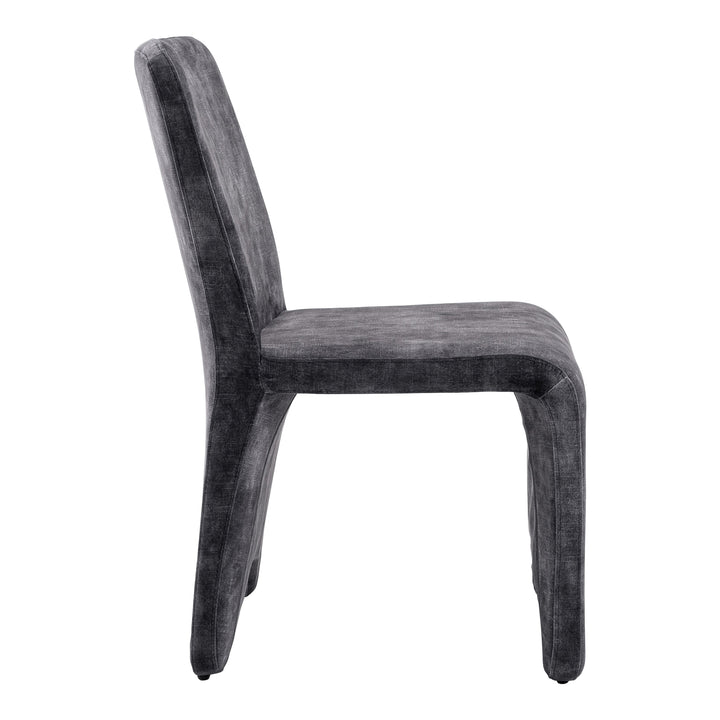 Ditka - Modern Grey Velvet Dining Chair (Set of 2)