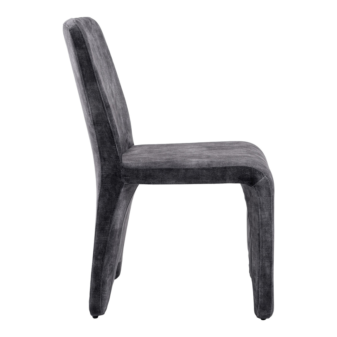 Ditka - Modern Grey Velvet Dining Chair (Set of 2)