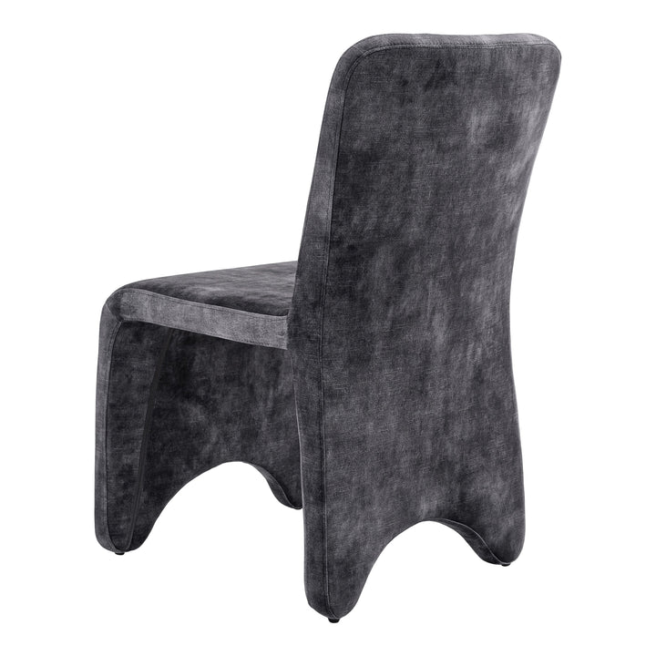 Ditka - Modern Grey Velvet Dining Chair (Set of 2)