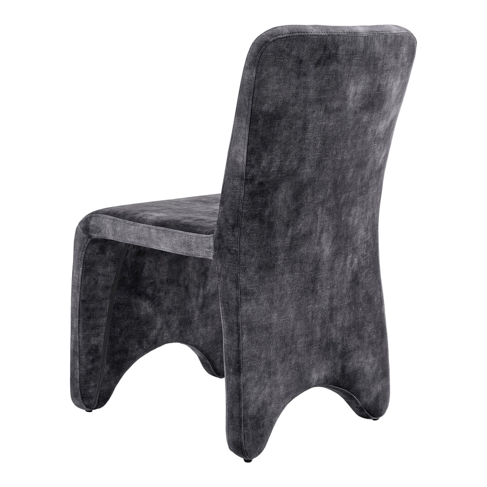 Ditka - Modern Grey Velvet Dining Chair (Set of 2) - View 14