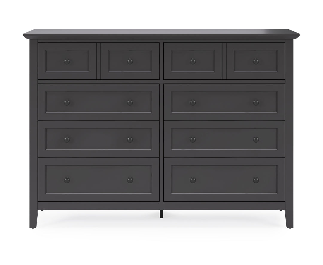Modus Furniture Pnrb82A Grace Eight Drawer Dresser In Raven Black 2024