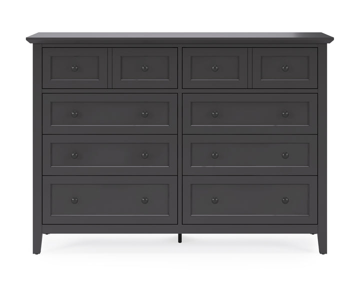 Modus Furniture Pnrb82A Grace Eight Drawer Dresser In Raven Black 2024