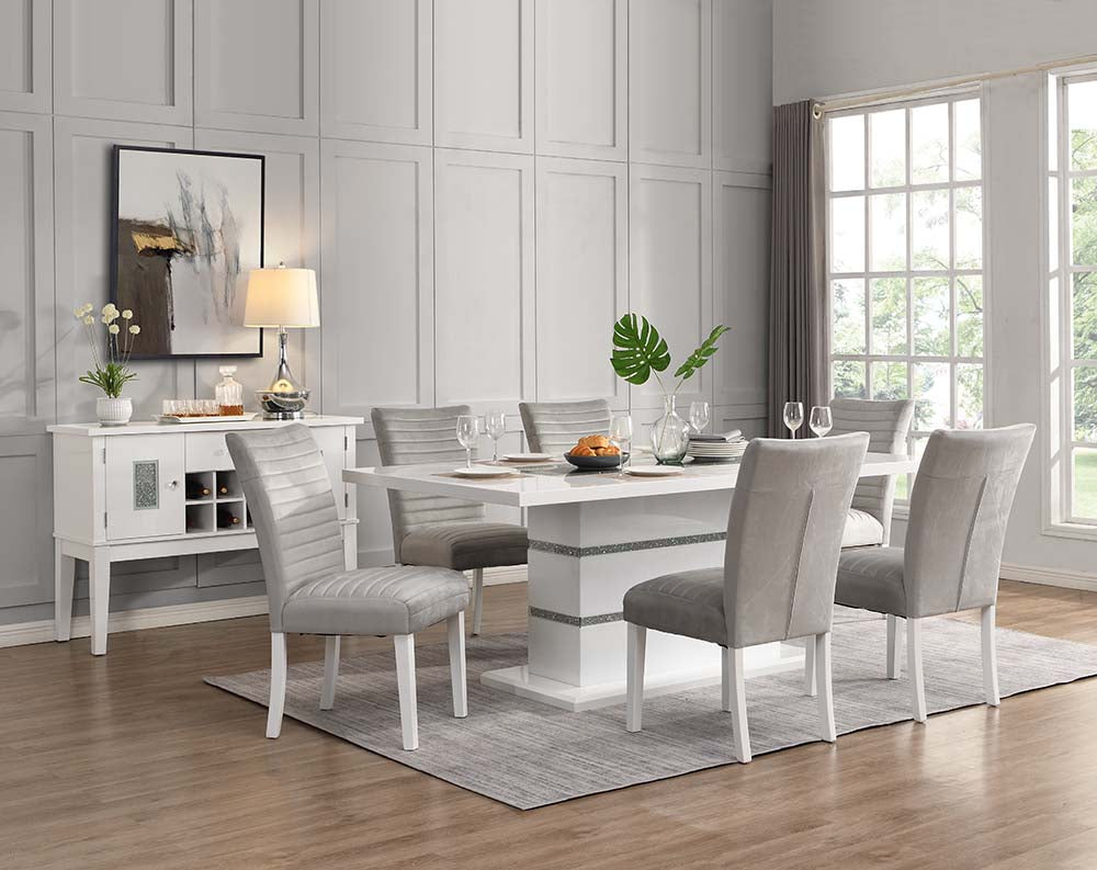 Elizaveta Dining Table with Pedestal Base