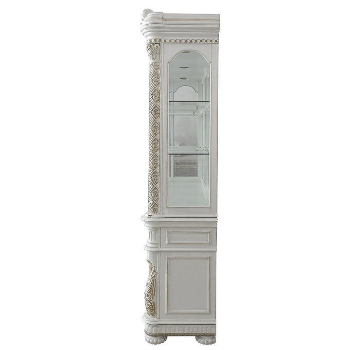 Vendome Buffet &amp; Hutch - Antique Pearl