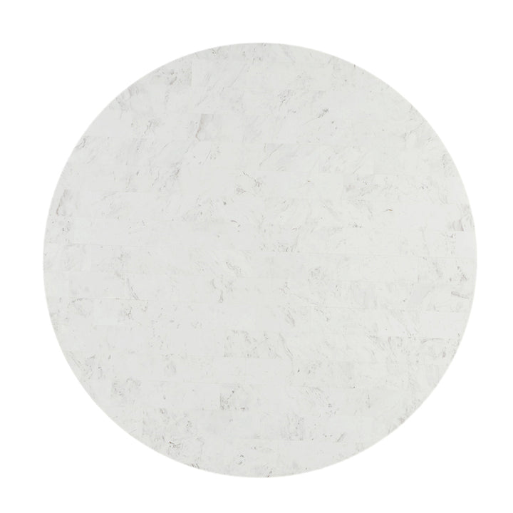 Kala Round Dining Table with Marble Top
