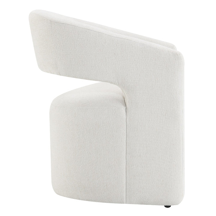 Libni Arm Chair with Casters - Cream Linen