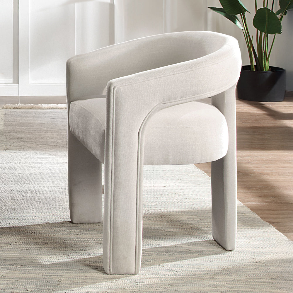 Gamarya Side Chairs (Set of 2) - Beige Linen