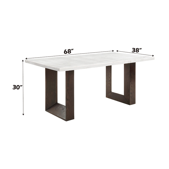 Edwyn Dining Table with Marble Top