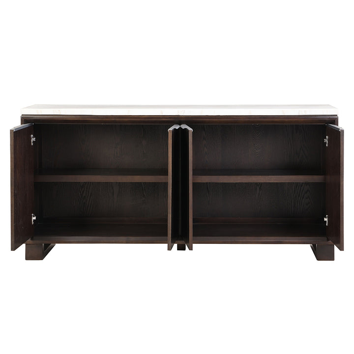 Edwyn Server with Marble Top