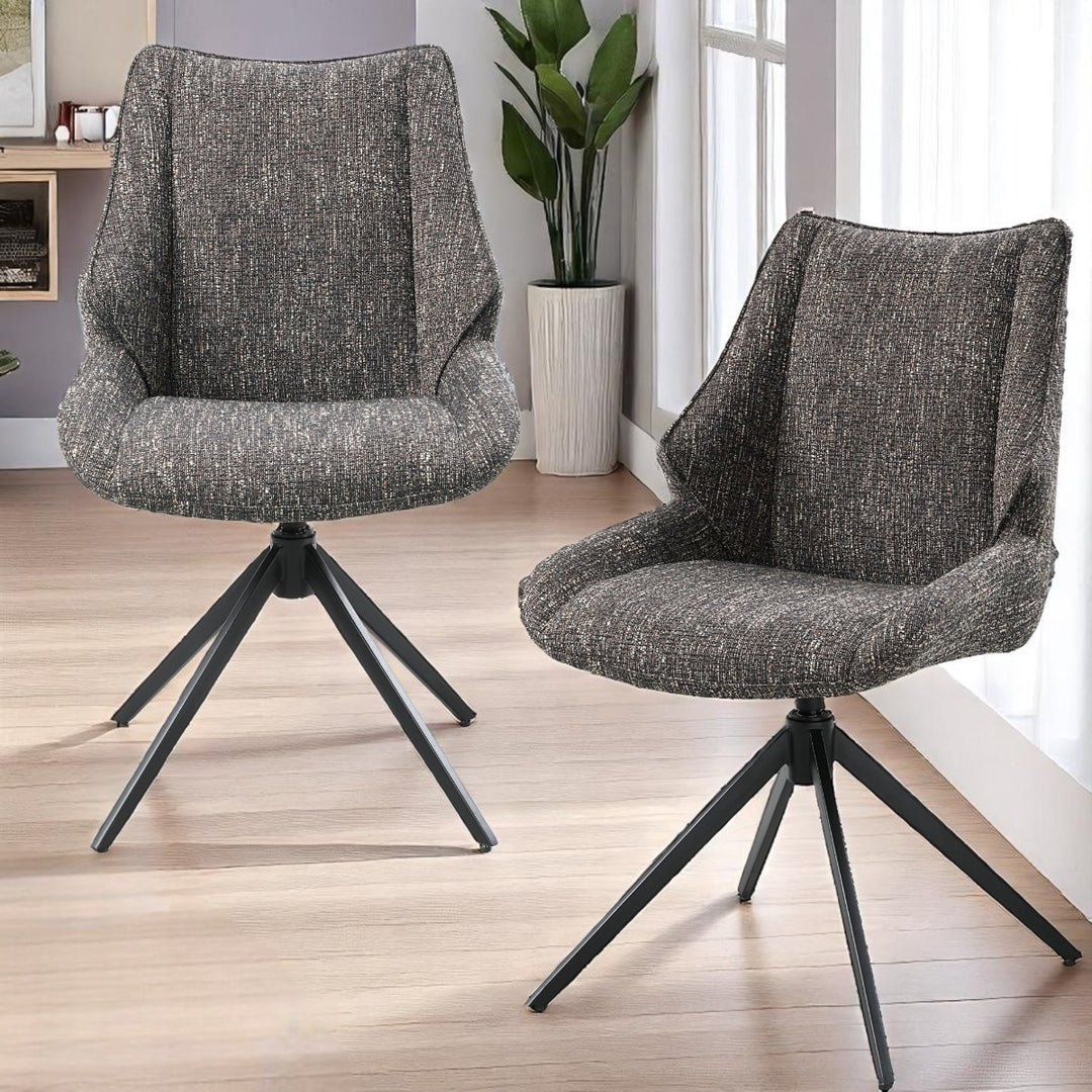 Malika Side Chair with Swivel (Set of 2)