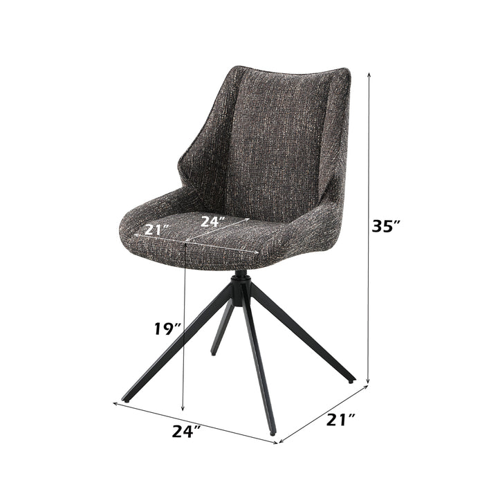 Malika Side Chair with Swivel