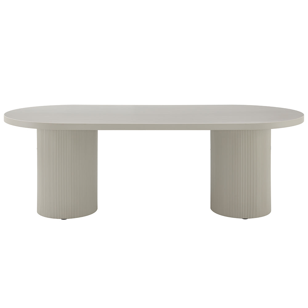 Laela Dining Table - Bone White