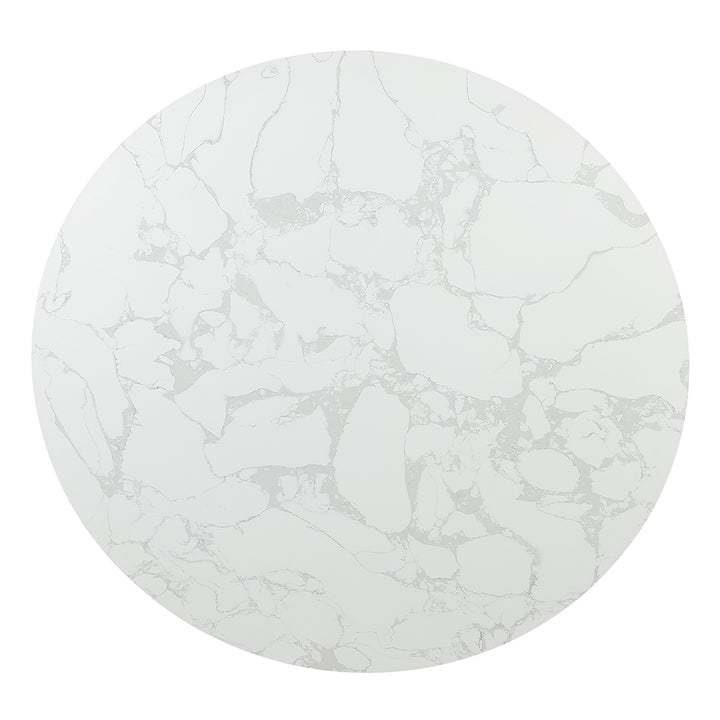 Clayten Round Dining Table with Marble