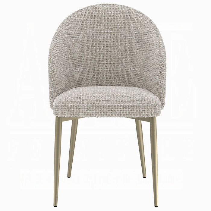Cora Modern Champange Dining Chair
