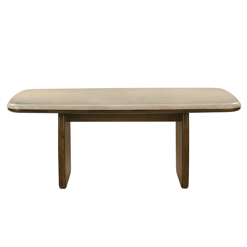 Kasha Dining Table with Natural Marble Top