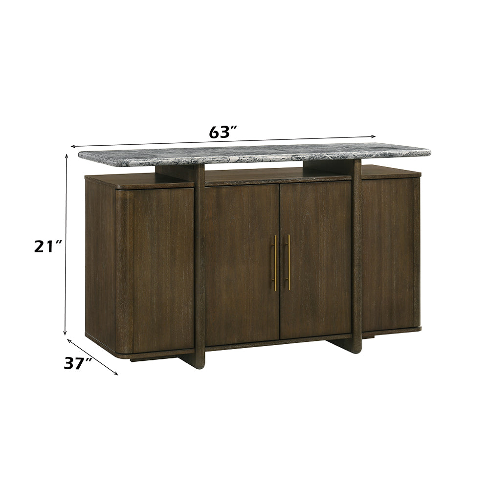Dillon Server with Marble Top