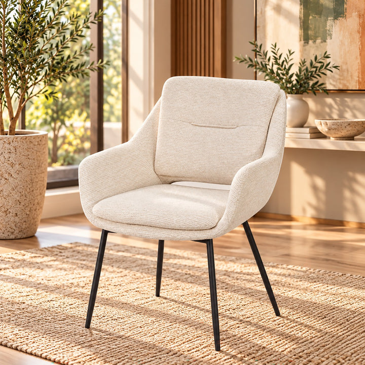 Bexley Arm Chair (Set of 2) - Beige Linen