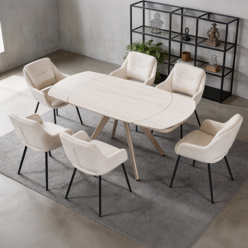 Bexley Arm Chair (Set of 2) - Beige Linen