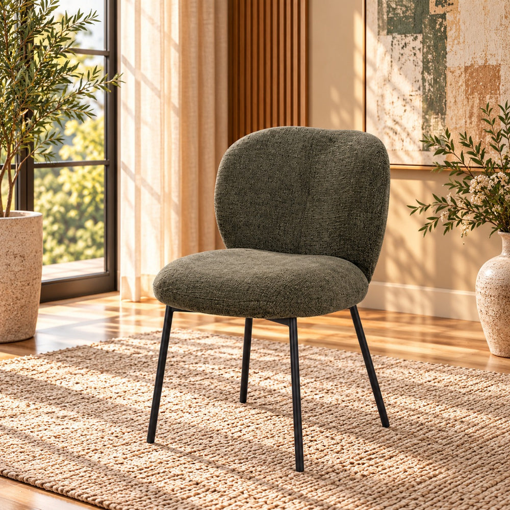 Cassian Side Chair (Set of 2) - Green Linen