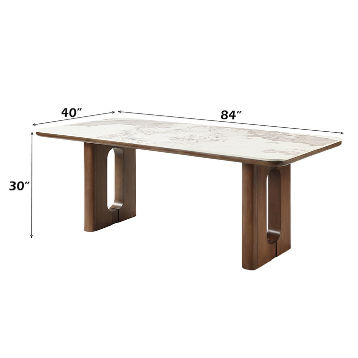 ACME Furniture Harvey Dining Table with Ceramic Top DN06130